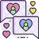 Romantic Chat Love Chat Love Message Icon
