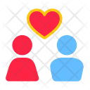 Romantic Couple Message Icon