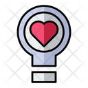 Love Light Bulb Love Valentine Icon