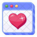 Romantic Website  Icon