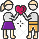 Romantice Couple Wedding Couple Couple Icon