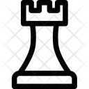 Rook White Game Icon