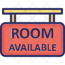 Rooms Available Rooms Signboard Hanging Board Icon