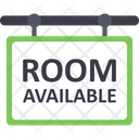 Hotel Rooms Motel Notice Board Icon