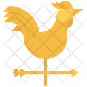 Rooster Weather Vane Icon
