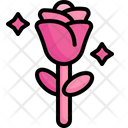 Rose Flower Farming And Gardening Icon
