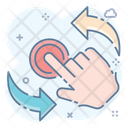 Rotate Clockwise Segmented Circle Icon