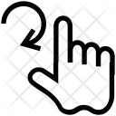 Rotate Hand Finger Icon