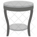 Round Table Furniture Household Icon