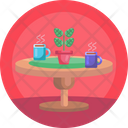 Table Round Table Swivel Table Icon