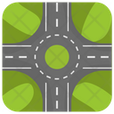 Roundabout Traffic Road Icon