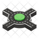 Road Sign Roundabout Road Symbol Icon
