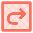 Rounded Right Arrow Icon
