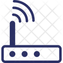 Internet Device Internet Signals Modem Antenna Signals Icon