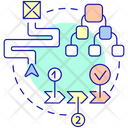 Routing Manufacturing Icon