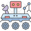 Exploration Robot Rover Icon