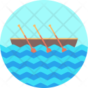 Rowing Sailing Boating Icon