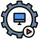 Rpa Automation Working Icon