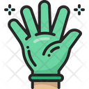 Rubber Glove Latex Hand Icon