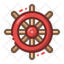 Rudder Ship Wheel Icon
