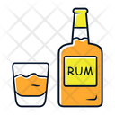 Rum Bottle Old Icon