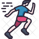 Runner Sprinter Exercise Icon