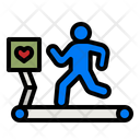 Running Workout Treadmill Icon