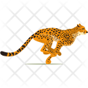 Running Cheetah Cheetah Wild Animal Icon