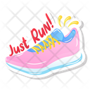 Sneaker Running Shoe Boot Icon
