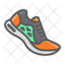 Running Shoes Fitness Icon
