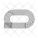 Running Track Sprint Track Track Icon