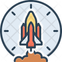 Runtime Sequence Rocket Icon