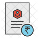 Rupee Banking Document Icon