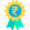 Rupee Badge  Icon