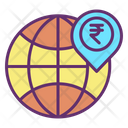 Rupee Global Location Icon