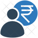 Rupee Manager Finance Manager Banker Icon