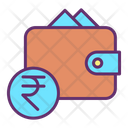 Rupee Wallet Wallet Rupees Icon