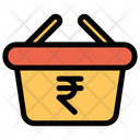 Rupees Basket Icon