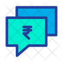 Chat Bubble Rupees Chat Business Chatting Icon