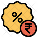 Rupees Discount Icon