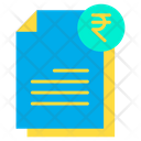 Rupees Documents Icon
