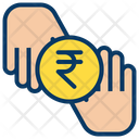 Rupees Donation Coin  Icon