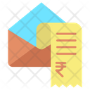 Rupees E Bill Rupees E Invoice Invoice In Rupees Icon