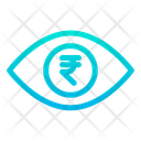 Eye Rupees Money In Eyes Icon