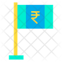 Rupees Flag Flag Cash Icon
