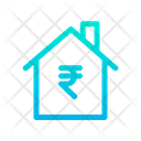 Home House Rupees Symbol Icon