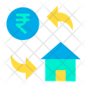 Rupees Home Cost  Icon