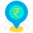 Rupees Location Bank Location Pin Icon