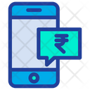 Mobile Chat Rupees Chat Icon