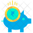 Rupees Piggy Rupees Money Icon